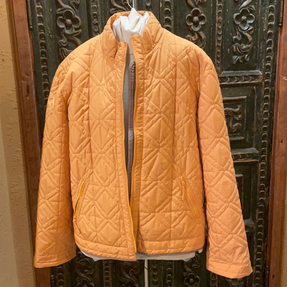 Talbots Quilted Water Resistant Ski Below Hip Jacket